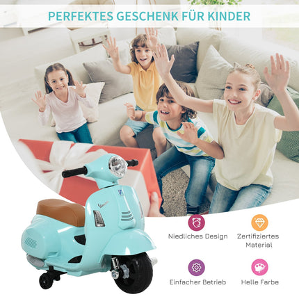 Elektrický skútr Vespa pro děti, 18-36 měsíců, zelená