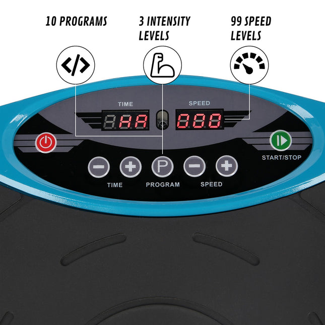 Vibrating Platform, Azure, Fitness Exercise Equipment