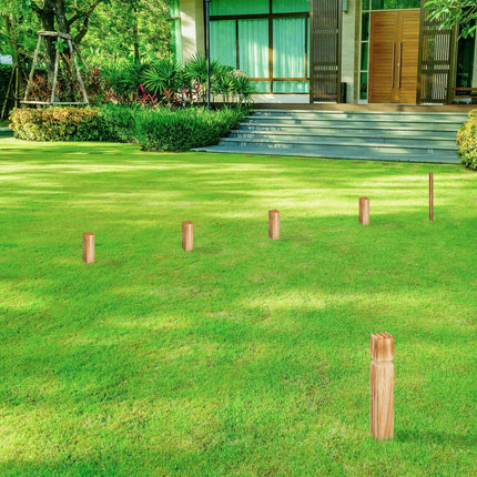 Vikingská dřevěná hra Kubb, sada