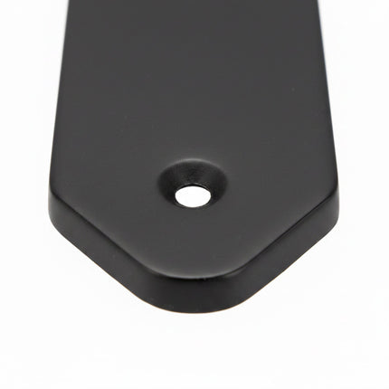 Vintage Bathroom Door Handle Set, Matt Black, Iron