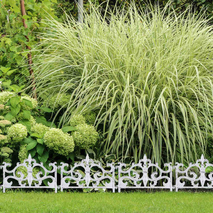 Vintage Garden Bed Fence, 10 Cast Iron Panels