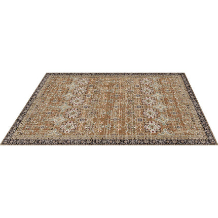 Vintage Washable Area Rug 7.5x9.5 ft, Non-Slip