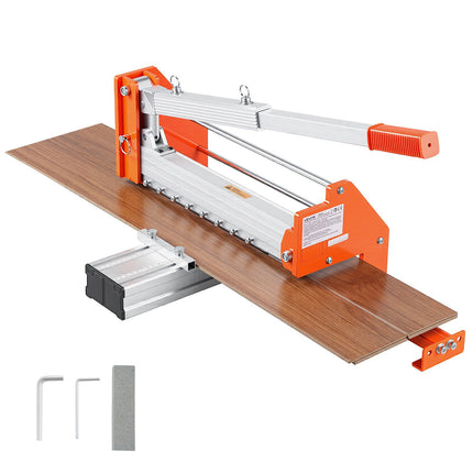 Vinyl Floor Cutter, 12 In Cut, 12 mm Thickness, Aluminum Lever