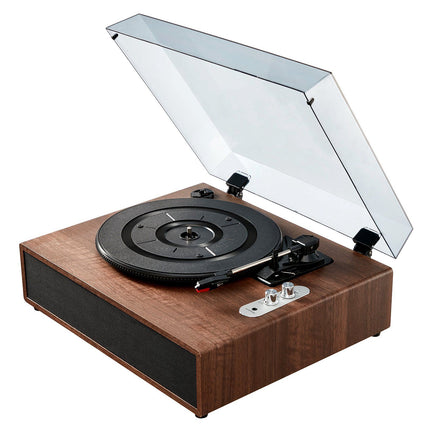 Vinyl Record Player, 3-Speed Bluetooth, 10W Speakers