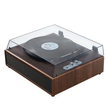 Vinyl Record Player, 3-Speed Bluetooth, 10W Speakers