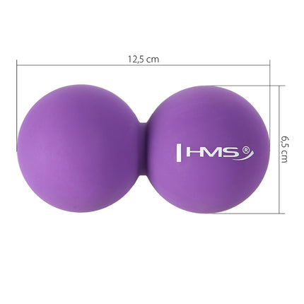 Violet Double Massage Ball – Relieves Muscle Tension