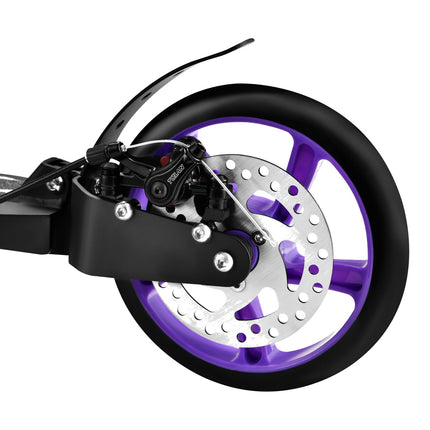 Violet Kick Scooter, Adjustable Height, Foldable Design
