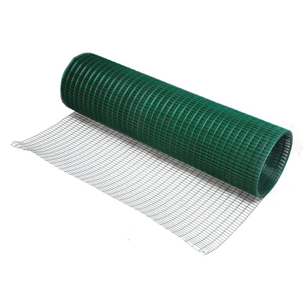 Flexibilní ochranná PVC síť tmavě zelená, 0.9x30M