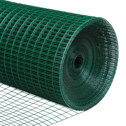 Flexibilní ochranná PVC síť tmavě zelená, 0.9x30M