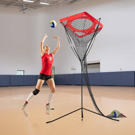 Volleyball Setter Training Net, Adjustable Height & Angle