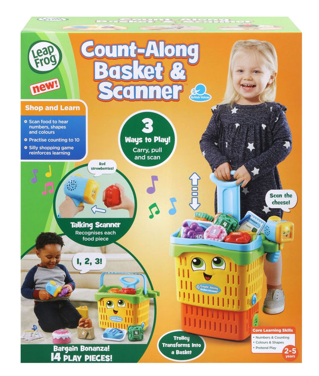 Vtech vzdělávací hračka Count-Along Basket & Scanner (v angličtině)