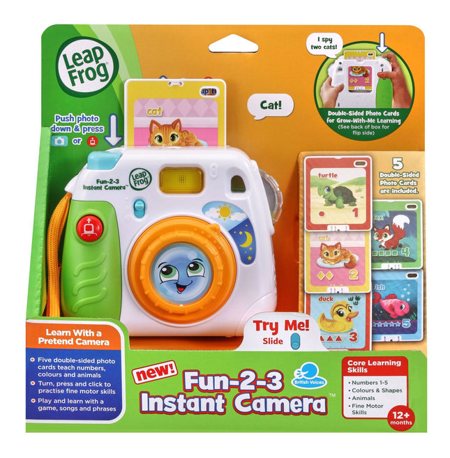 Vtech vzdělávací hračka Fun-2-3 Instant Camera (v angličtině)