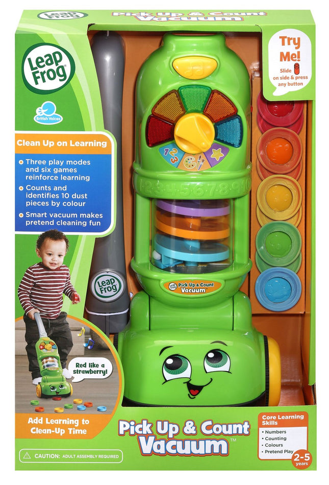 Vtech vzdělávací hračka Pick Up & Count Vacuum (v angličtině)