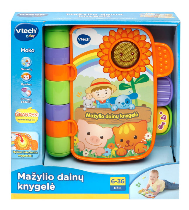 Vtech interaktivní hračka Babys First Storytime Rhymes (v litevštině)