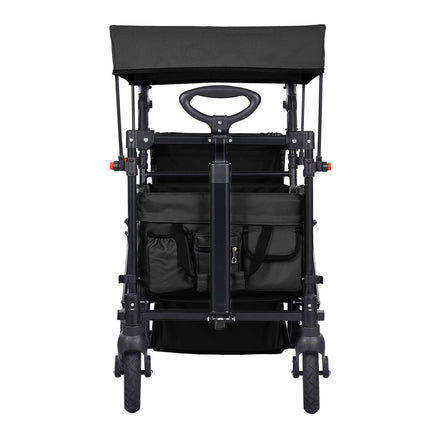 Wagon Stroller for 2 Kids – Push-Pull, Foldable, Canopy