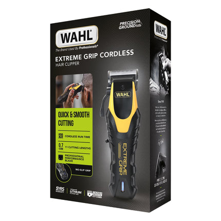 Wahl Extreme Grip Cordless Hair Clipper with Taper Lever, Up to 120 Min
