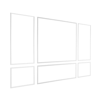 Wainscoting Wall Molding Kit, 3-Pack Paintable Polystyrene