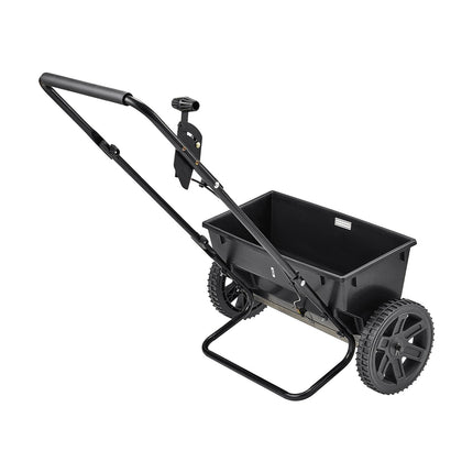 Walk-Behind Drop Spreader, 50 lb, 18 in, 10 Settings