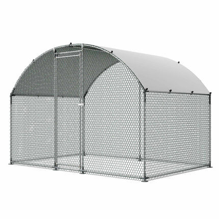 Walk-In Chicken Run 9.8x6.5x6.5 ft, Cover, Lock