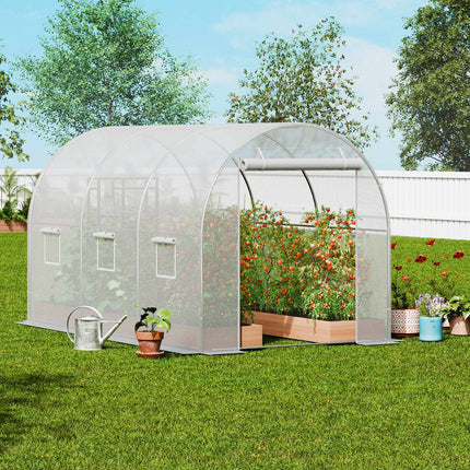 Walk-In Tunnel Greenhouse 2.9x2x1.9 m – PE Cover