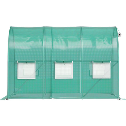 Walk-In Tunnel Greenhouse 9.8x6.6x6.6 Ft, 6 Windows