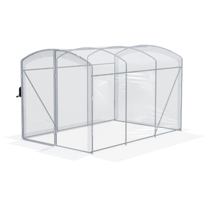 Walk-In Tunnel Greenhouse, Transparent Cover, 3x2x2m