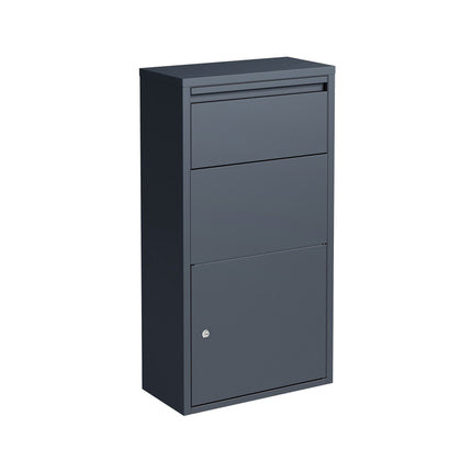 Wand- & Bodenbriefkasten, abschließbares Stahldesign