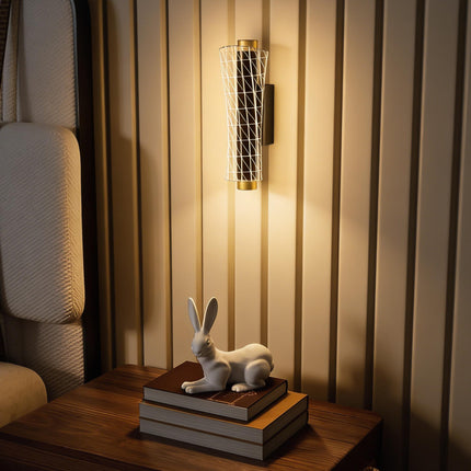Sada nástěnných lamp, geometrický design, 3 barvy světla, 9W LED