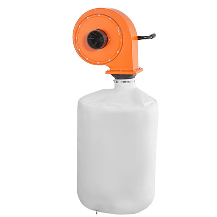Wall-Mount Dust Collector, 1 HP 560 CFM, 2.5 Micron