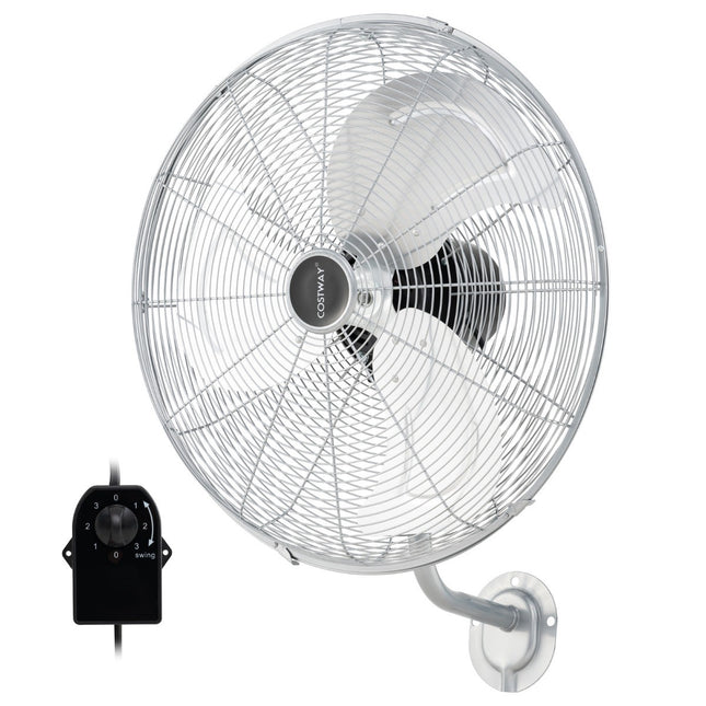 Nástěnný průmyslový ventilátor 51 cm, 85 oscilace, 3 rychlosti