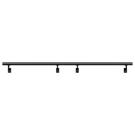 Wall Mount Stair Handrail 12 Ft Aluminum, 440 Lb Kit