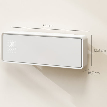 Nástěnný keramický ohřívač 2000W, termostat, časovač