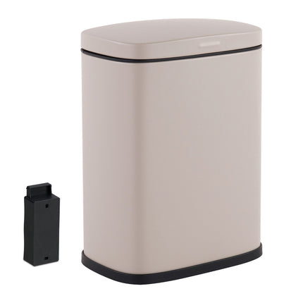 Badkamerprullenbak voor wandmontage, 3 liter, met softclose deksel