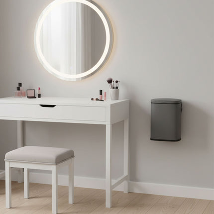 Nástěnný koupelnový koš, 3L, víko se softclose
