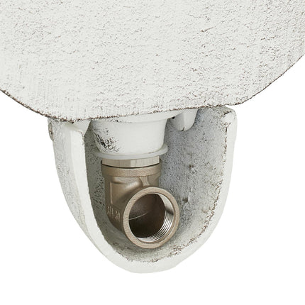 Wall-Mounted Cast Iron Garden Fountain with Tap
