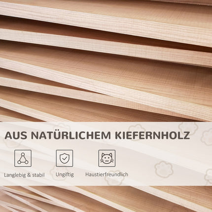 Nástěnný kočičí strom se sisalovým škrabadlem, přírodní