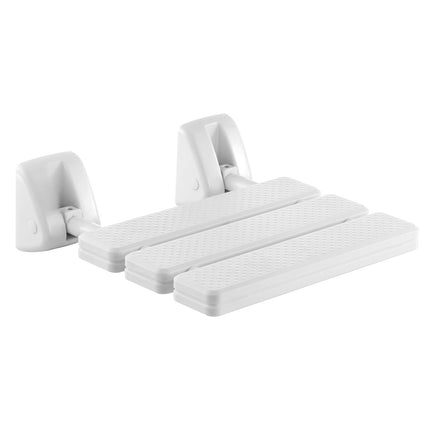 Wall-Mounted Foldable Shower Seat, 100 kg, PP, Aluminum