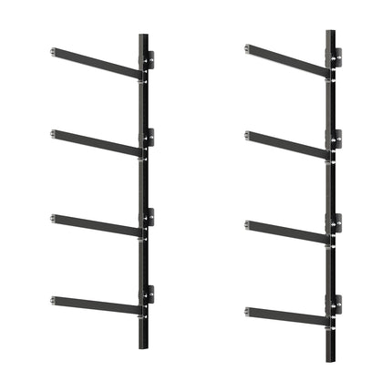 Wall-Mounted Kayak Storage Rack, 4 Kayaks, 300 lb