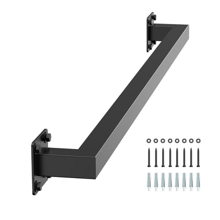 Wall-Mounted Stair Handrail, 910mm Carbon Steel, 113kg