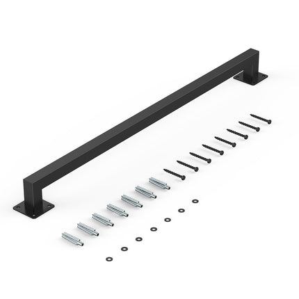 Wall-Mounted Stair Handrail, 910mm Carbon Steel, 113kg