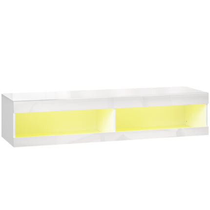 Nástěnný TV stolek s RGB LED pro televize 55-60 palců