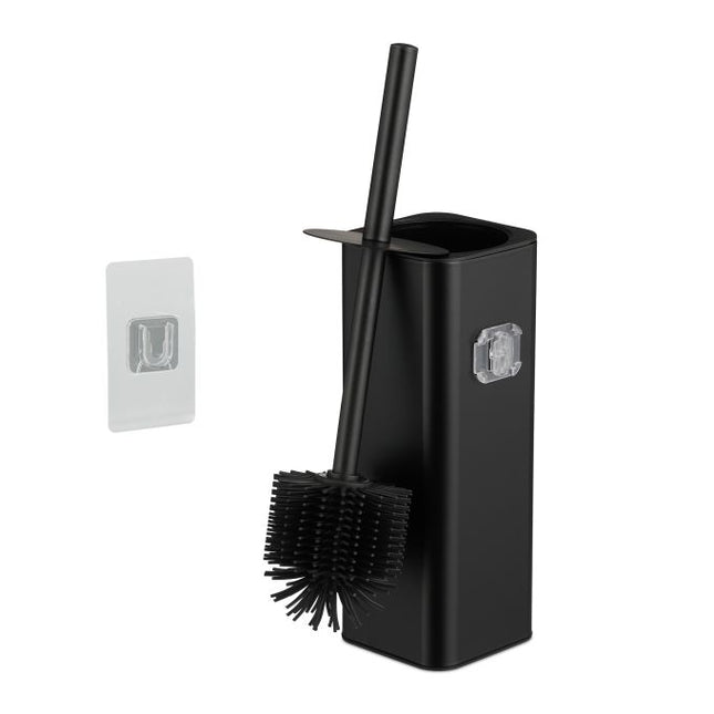 Wandmontiertes WC-Bürstenset, flexibler Kopf