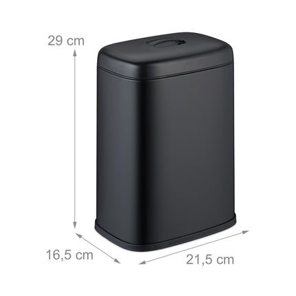 Nástěnný odpadkový koš, 5L, snímatelné víko
