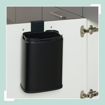 Nástěnný odpadkový koš, 5L, snímatelné víko