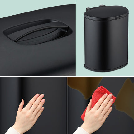 Nástěnný odpadkový koš, 5L, snímatelné víko