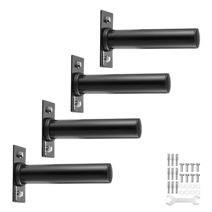 Wall-Mounted Weight Plate Holder for 2-Inch Plates, 330 lb, 4-Pack