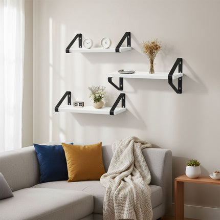 Wall Shelves – 3 Sizes for Living Room or Bedroom