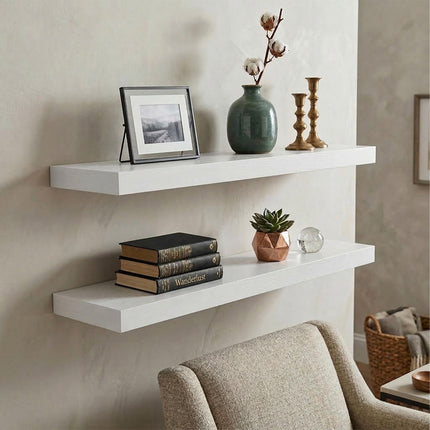 Wall Shelves, Set Of 3 Hanging Shelves For Decor