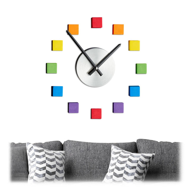 Wandklok DIY kleurrijk