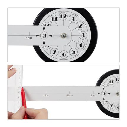 Nástěnné hodiny DIY s 3D číslicemi